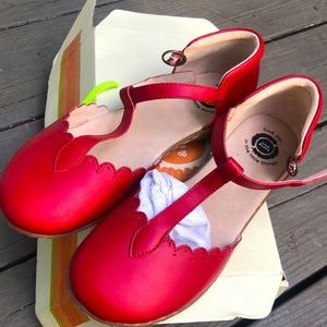 Brand New Livie Luca red classic smooth shoes